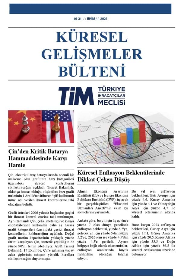 16-31 Ekim 2023 Bülteni 